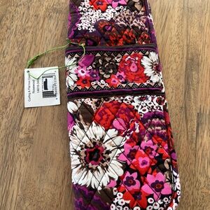 Vera Bradley Rosewood Curling & Flat Iron Cover Holder Case NWT